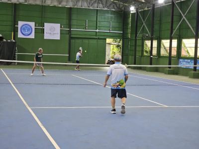 find a partner and play tennis or pickleball on koh mak island