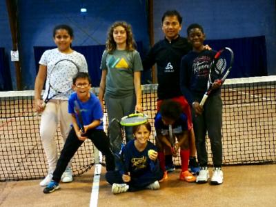 L’école de tennis du Club