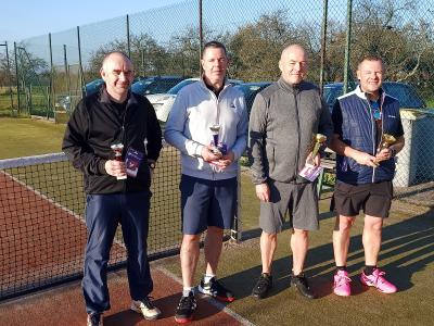 Laurent et David (à droite) remporté la finale du double
