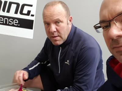 Gillou avec sa salade