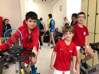 Echauffement des CHAMPION !